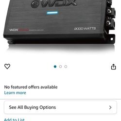 DB Drive WDX 2000 watts 