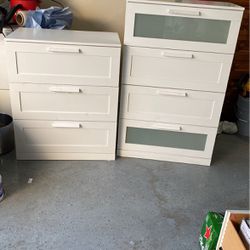 White Hemles4 Dresser And And 2 With 3 Dresser