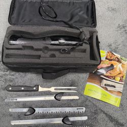 Food Network Electric Knife in great shape!  Only used 3 times.  Comes with case and directions.