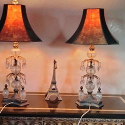 Antique Cristal Lamps 