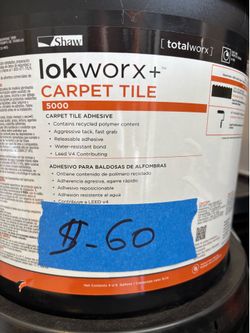 Lokworx Carpet tile adhesive (4 gallons)