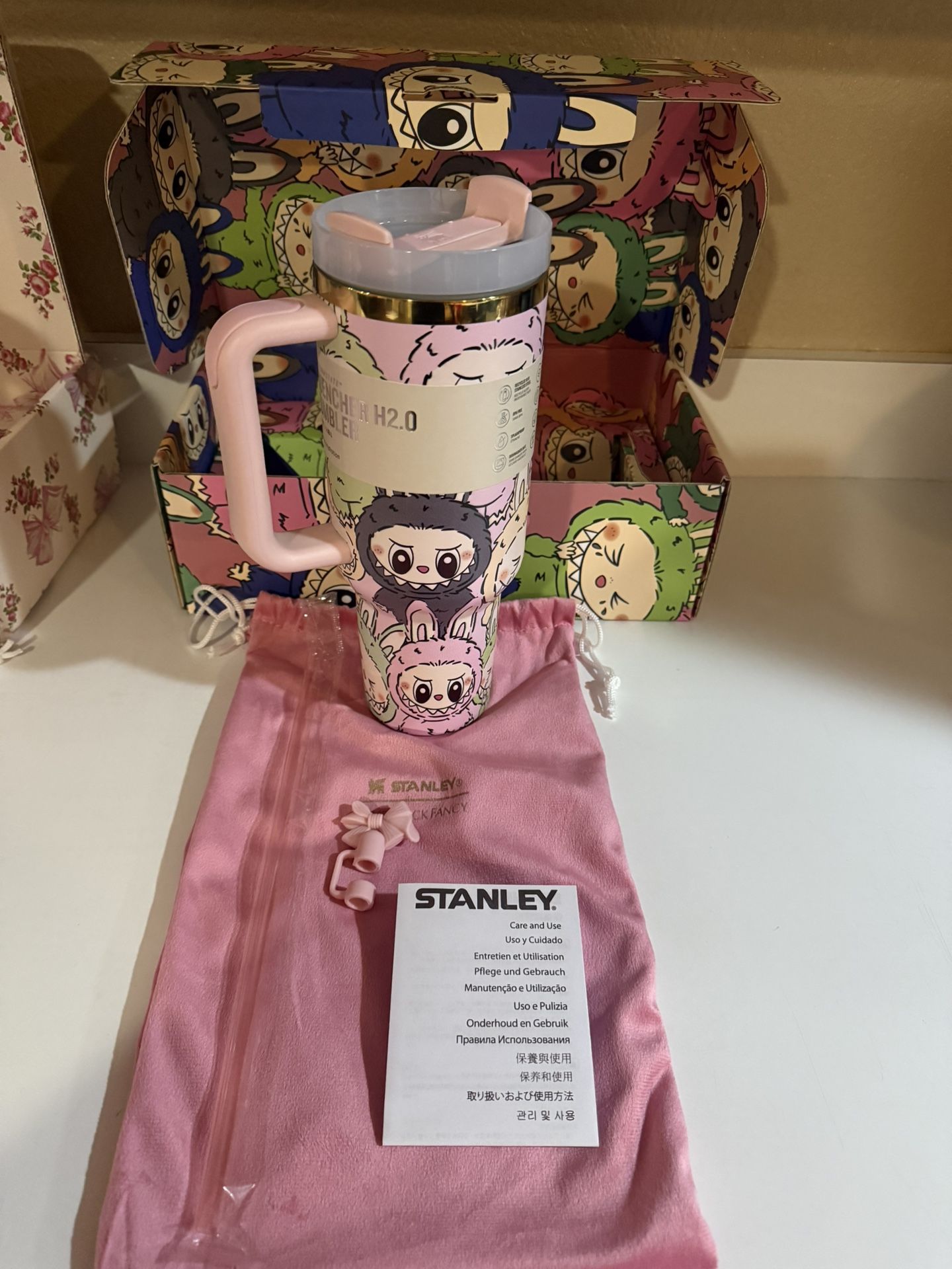 Stanley 40 Oz Tumbler Labubu