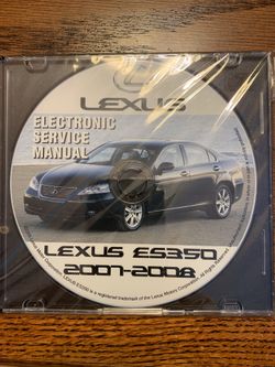 Lexus ES350 Service Manual CD