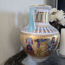 Porcelain Gold Plated Vase