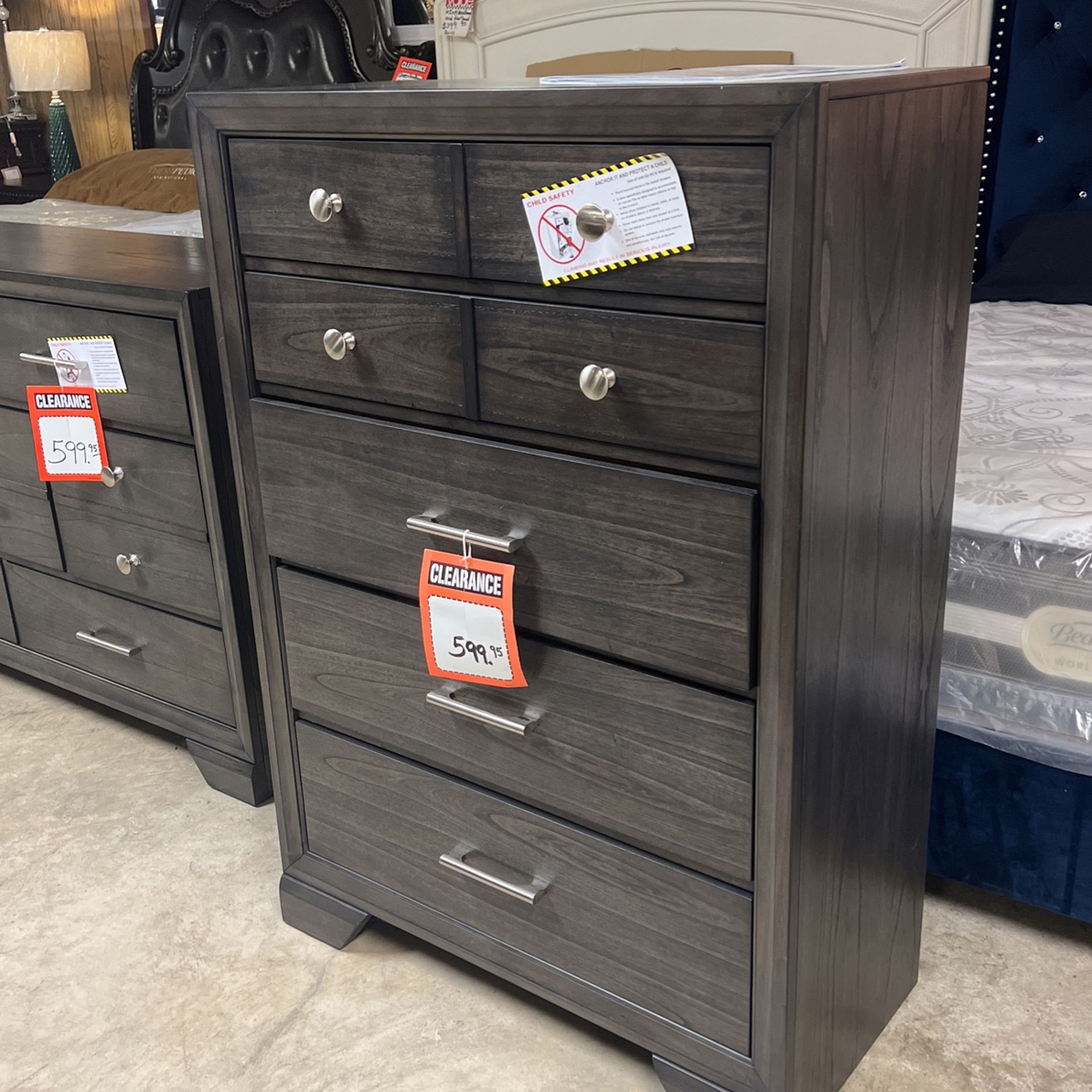 Five drawer, chest 599 Brand New at your grab and go store