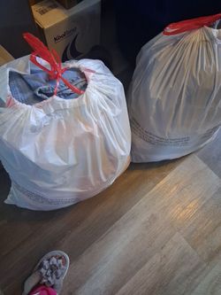 Bags of clothes