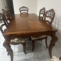 Wooden Dining Room Set 