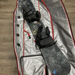 Burton Snowboard With Bag