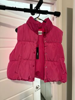 Fashion Nova Pink Puffer Vest
