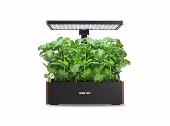 20 Pods Hydroponics Growing System Kit, Indoor Herb Garden with 30W LED Grow Light, 10L Large Water Tank, Up to 25" Height, Plants Germination Kit wit
