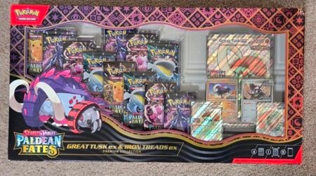 Pokemon Paldean Fates Great Tusk Premium Collection