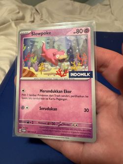 Slowpoke indomilk stamped promo