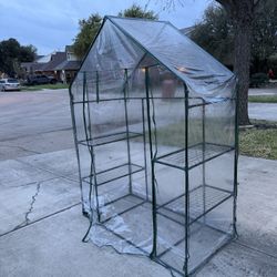 Miracle-GRO 4'8" x 29" x 6'5" All-Season Mini Walk-in Greenhouse
