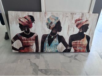Elegant 3-Piece African-Inspired Canvas Wall Art Set