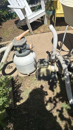 Pool Pump -sand.