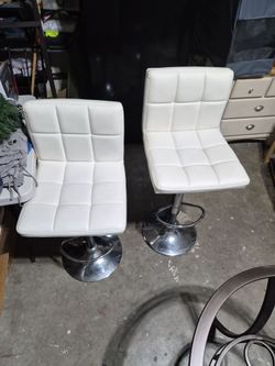 Two bar stools