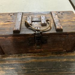 Wooden Tool Box Early 1900s-late 1800s