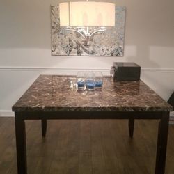 Beautiful Faux Marble Table