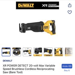 Tool only- Dewalt DCS368B Reciprocating Saw