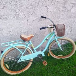 Women's Huffy Nel Lusso 24" Beach Cruiser Bike Bicicleta Basket 