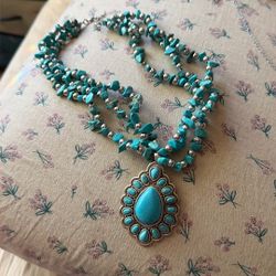 Synthetic Turquoise Necklace