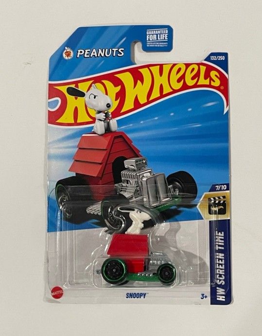 SNOOPY HOT WHEELS PEANUTS 