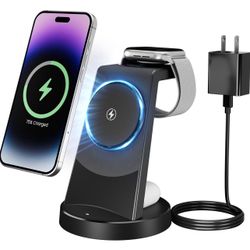 Brandnew 3 in 1 15W Qi Charger Stand 