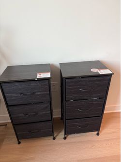 2 fabric dressers