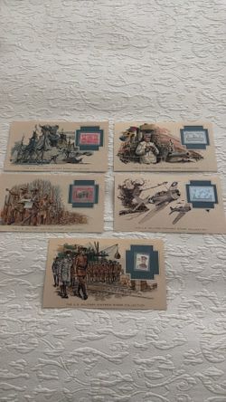 Uncirculated historic stamps $3 each