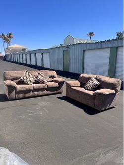 Sofa and love seat set