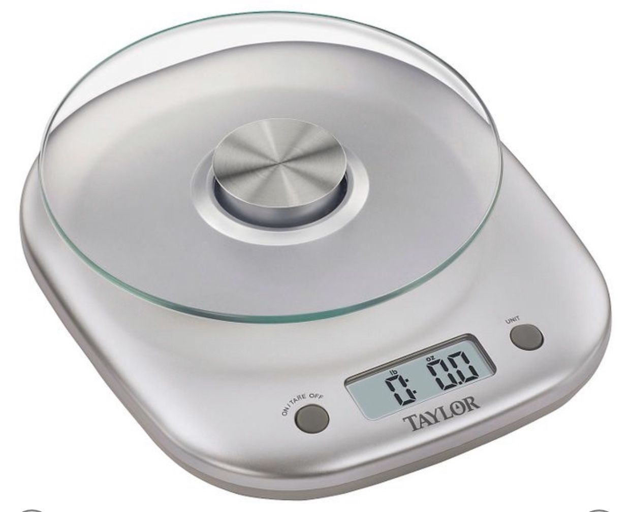 Taylor 11lb glass platform digital food scale