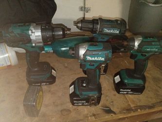 Makita tool set 18v