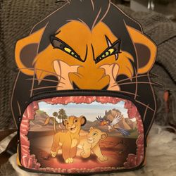 SCAR DISNEY LOUNGEFLY BACKPACK LION KING