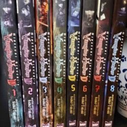 Vampire Hunter D English Manga Volumes 1-8