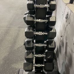 Dumbbell Pairs 5-30lb + A-Frame Dumbbell Rack |for $399.99+tax