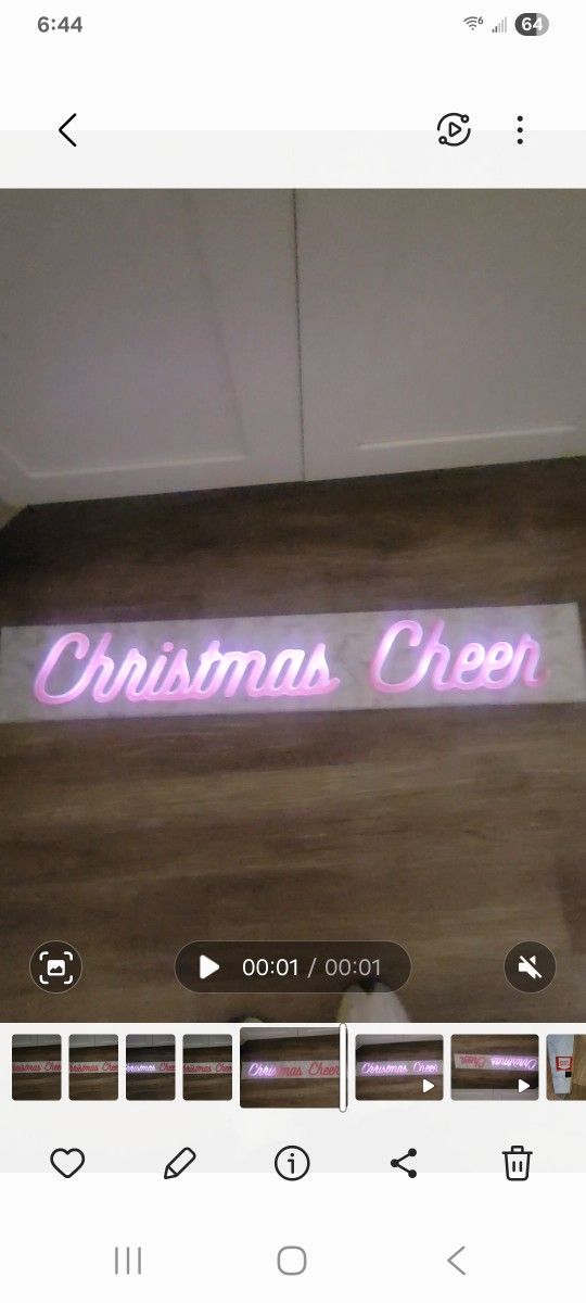 Light Up Christmas Cheer Sign From KIRKLANDS 