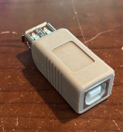 USB Type-A Female to USB Type-B Female Adapter