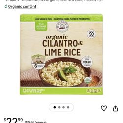 Organic Cilantro And Lime Rice