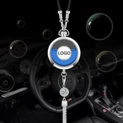 Customized Hanging Car Pendant with Logo (For Dodge Charger), Air Freshener / Oil Diffuser.