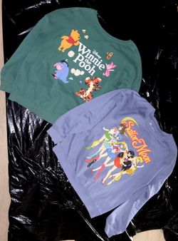 Winnie the Pooh and Sailor Moon Sweatshirts