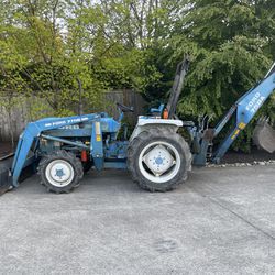 Ford 1710 Tractor With Backhoe