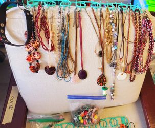 Modern Costume Assorted Jewelry: Hangers Included!