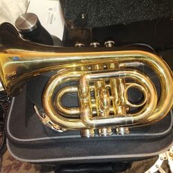 Jean Baptiste JBPT384 Silver Plated Pocket Trumpet