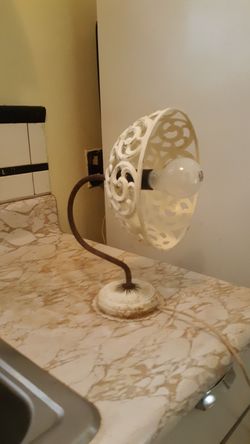 Very unique rare antique lamp one of a kind works perfectly only 25$