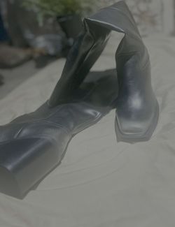 Ombré Toe Black Knee-High Boots Size 6 1/2 (Madden Girl)