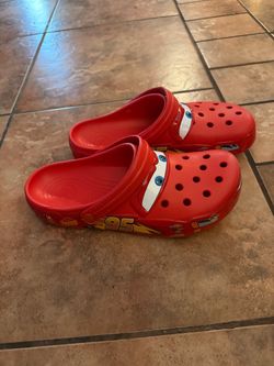 Lightning McQueen crocs mens size 11