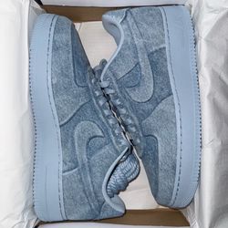 Nike Air Force 1 Low Ja Morant Denim Light Armory Blue Size 11M 10.5M