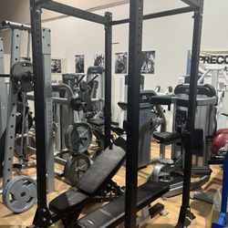 Rep Power Rack with Bench 