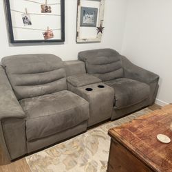 Ashley Furniture Next Gen Gaucho 3 Piece Power Recycling Sofa