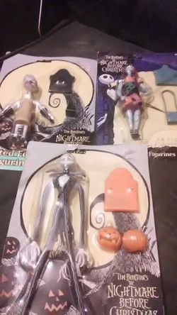 Nightmare before Christmas limited edition figurines